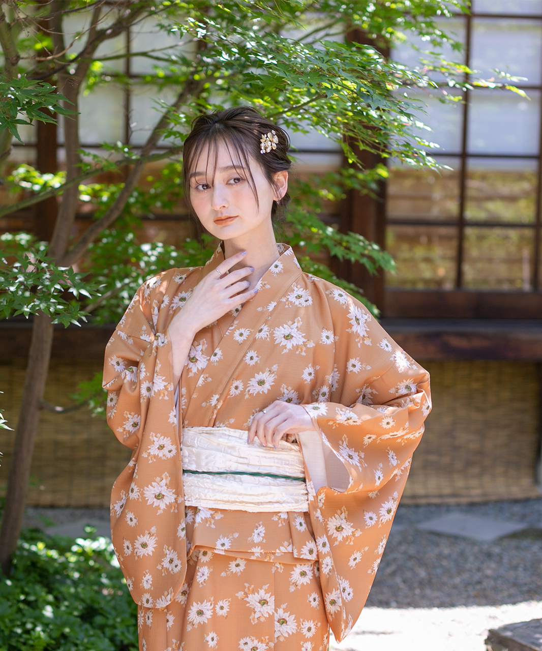 新品５点SET 　すぐに着用できます　153-165ｃｍ送料込みひまわり柄 アドティエ ad thie 【2024SS新作】3点セット ひまわり柄