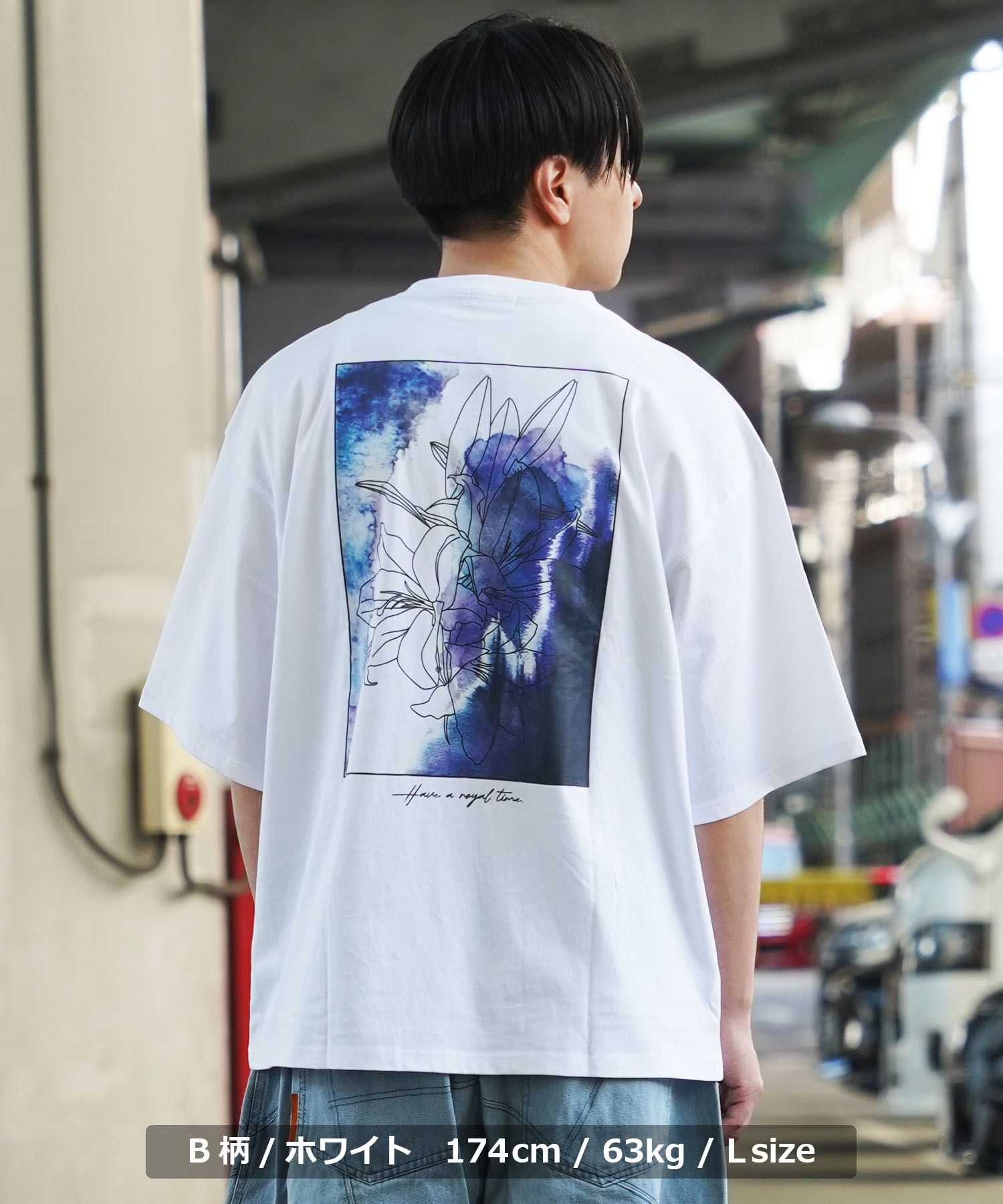 tシャツ flower pastel tops レディース ワンフォークロージング 1111clothing ◇水彩画風 フラワー