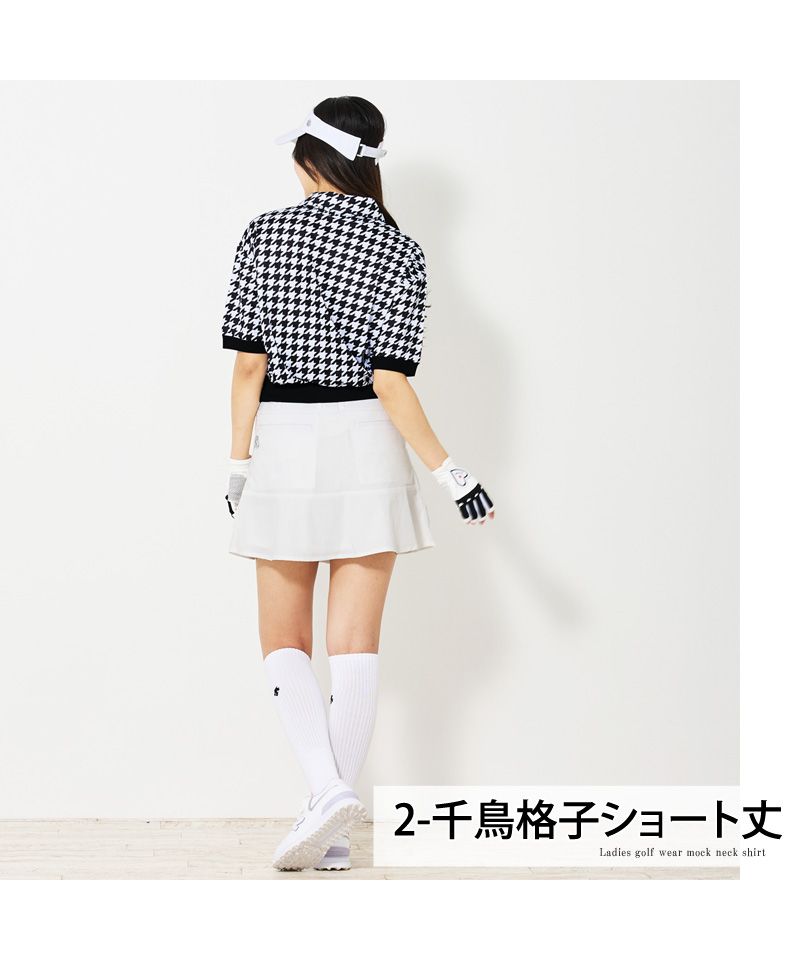 ジーフォア ゴルフ レディース 半袖 トップス ショートパンツ