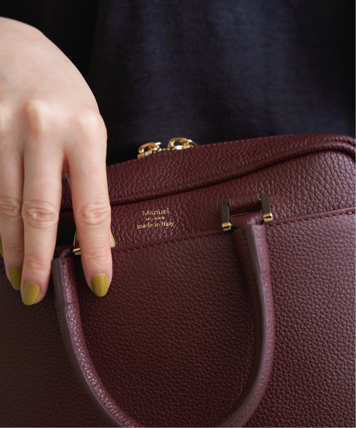 Manuel MILANO/マニュエルミラノ 別注 レザーバッグ MIDI Manuel MILANO/マニュエルミラノ 別注 レザーバッグ MIDI