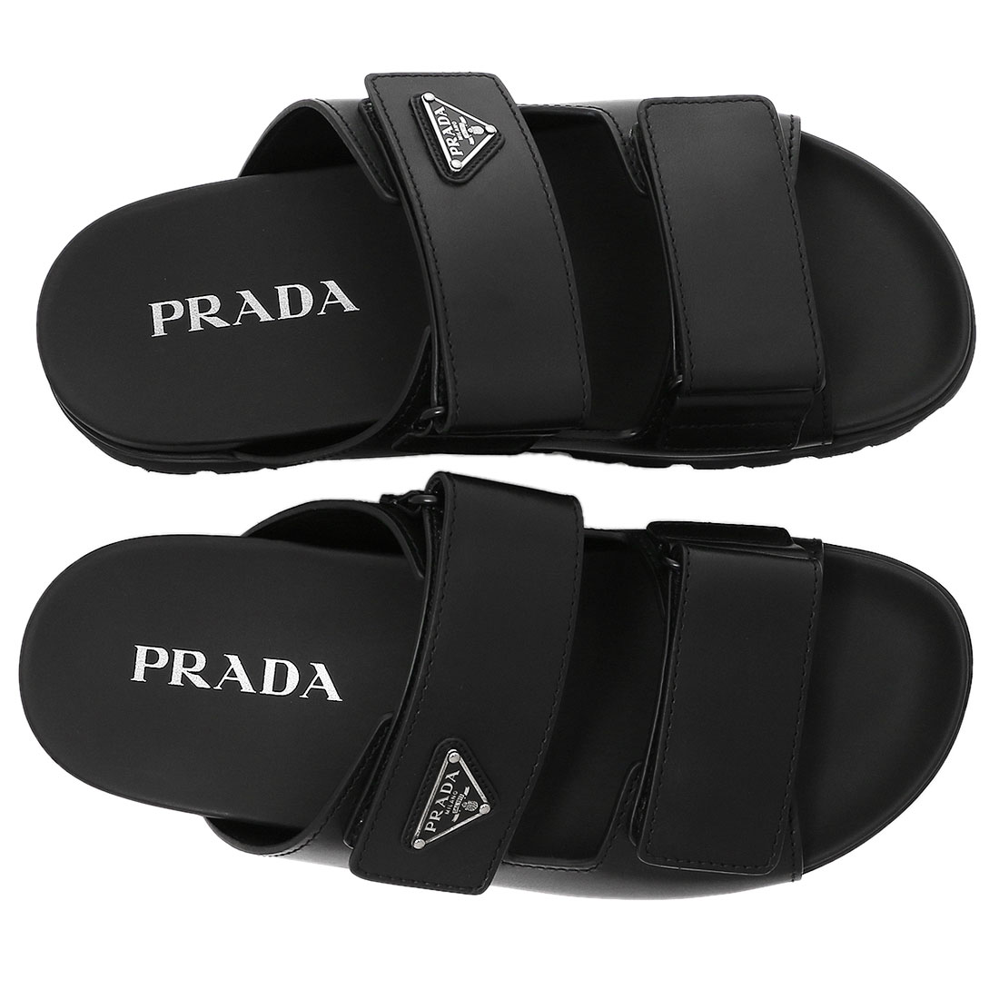 クーポン】プラダ PRADA サンダル ミュール レザーストラップ クーポン】プラダ PRADA サンダル ミュール レザーストラップ