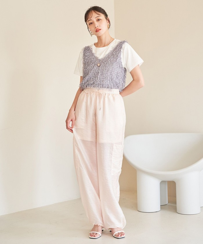 UNITED ARROWS LTD. OUTLET｜フリンジ ノースリーブ トップス