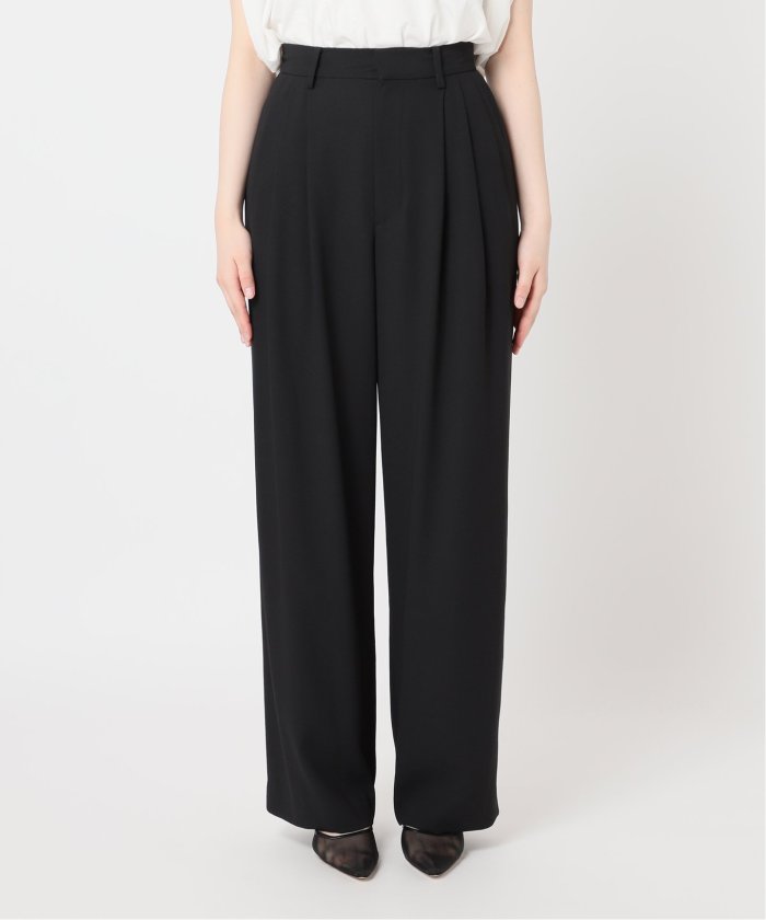 Plage ette Tuckパンツ 34 セール】THREE TUCK ワイド パンツ（スラックス）｜Plage