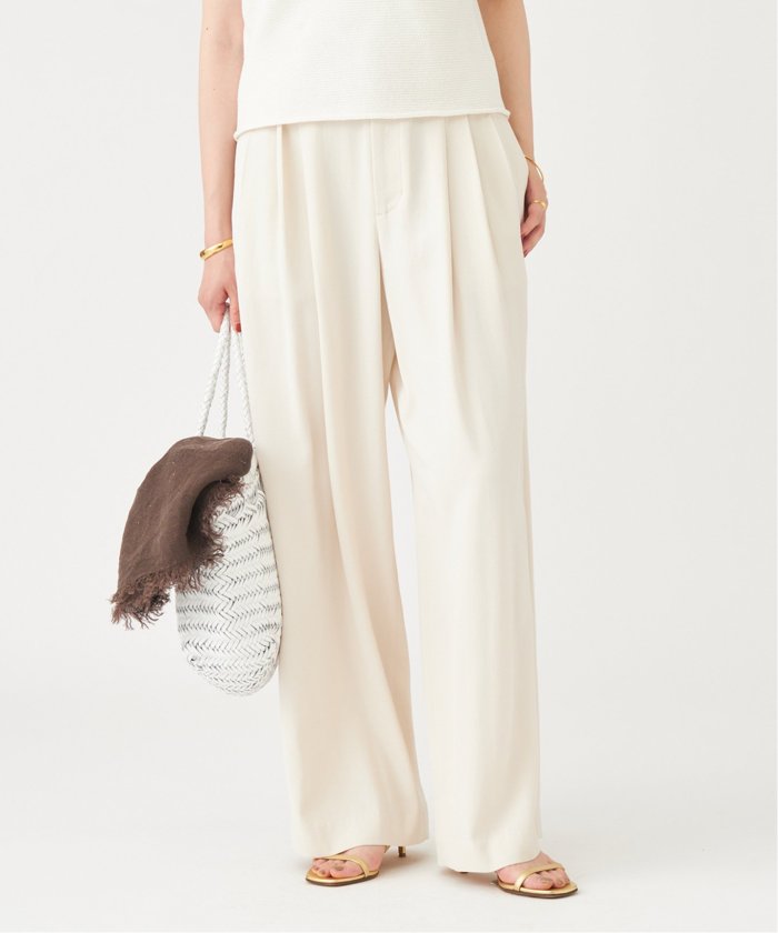 Plage ette Tuckパンツ 34 Plage ette Tuckパンツ 34 Georgette Tuck パンツ（スラックス