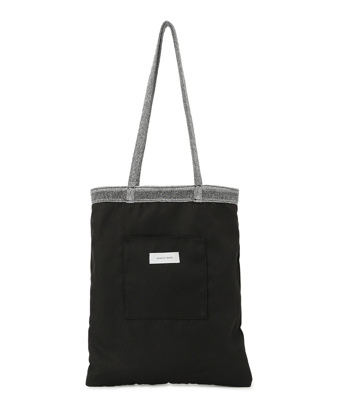 外観美品 1119 アダムエロペ トートバッグ ステッチ レザー
