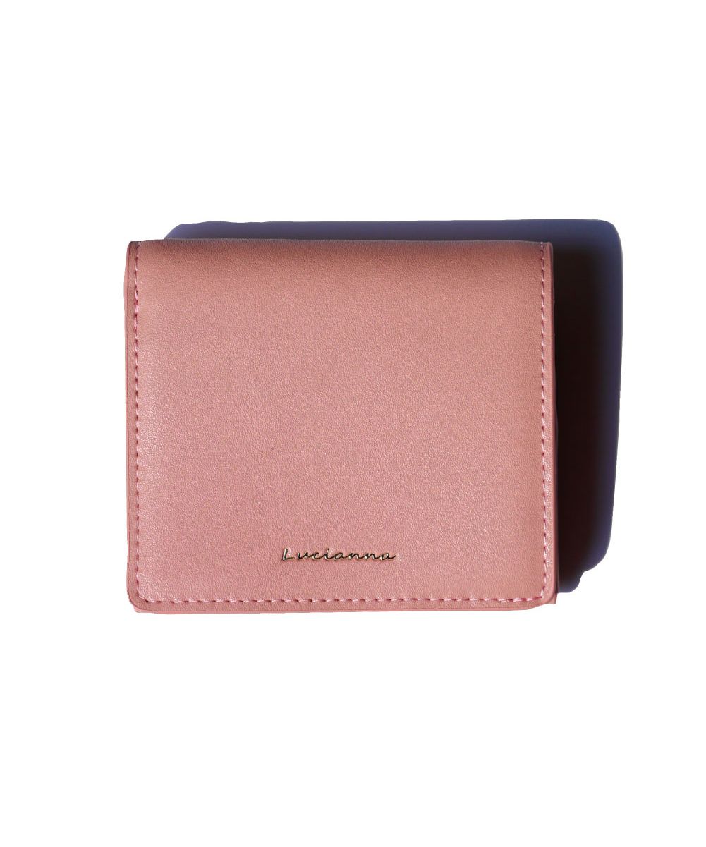 二つ折り財布 本革 レディース ミニ 財布 ボックス型】小銭入れ