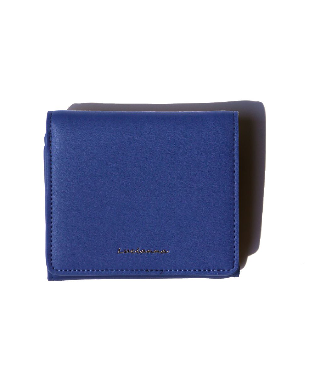 二つ折り財布 本革 レディース ミニ 財布 ボックス型】小銭入れ