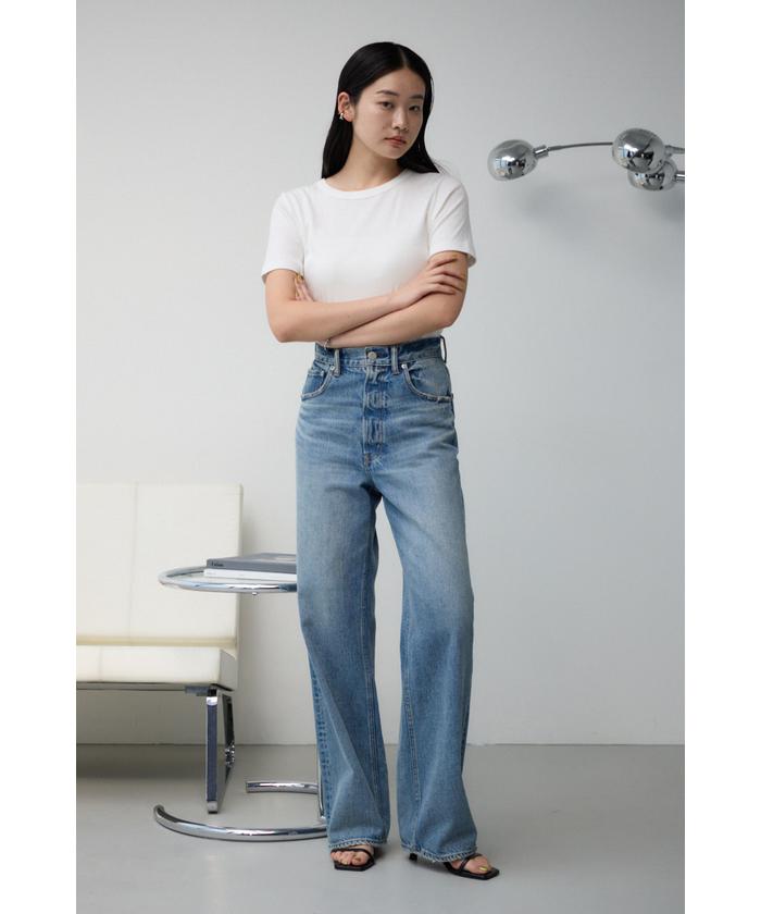 AZUL DENIM ハイウエストワイドデニム(505821702) | アズール