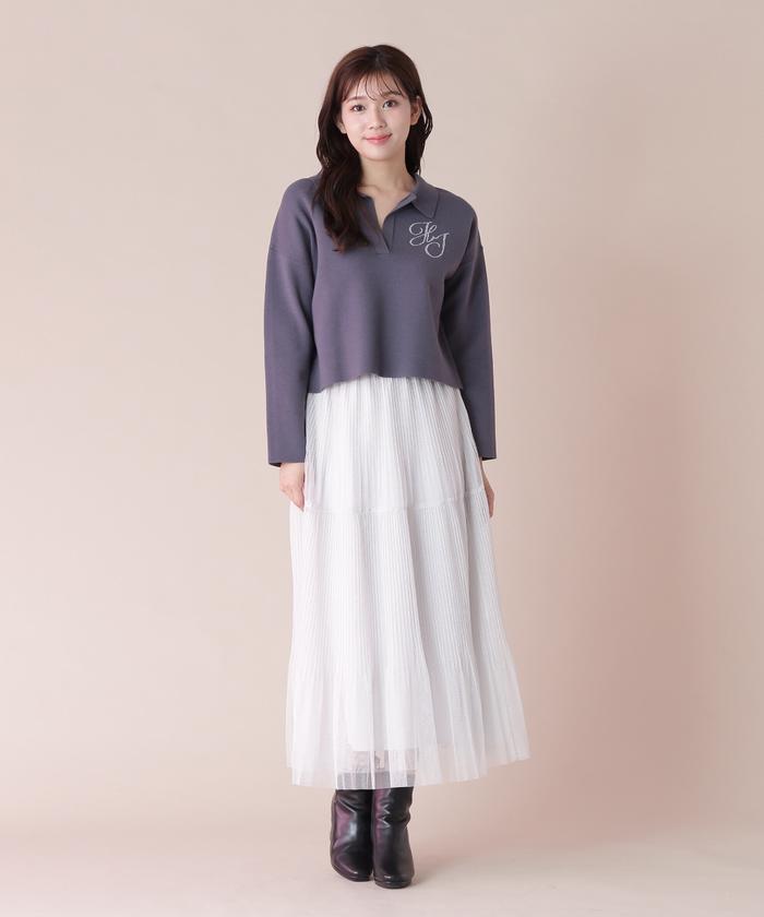 セール 60%OFF】スキッパーニットトップス(506245979) | ジル