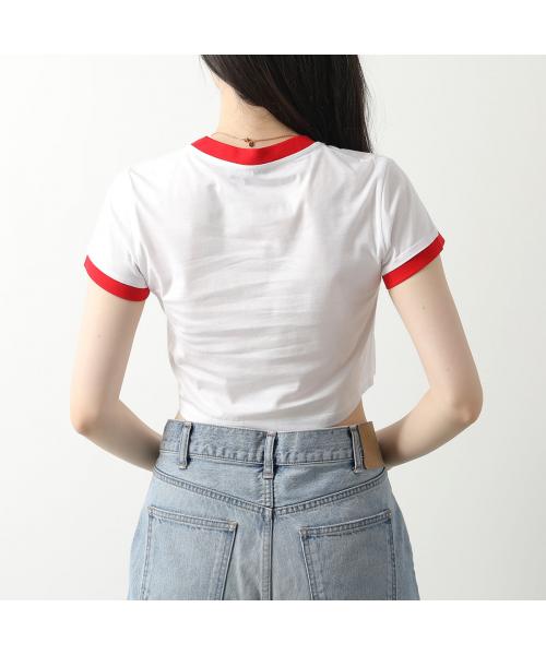 ミュウミュウ Miu Miu MIUMIU Tシャツ MJN520 14ES 半袖 ロゴT ミュウミュウ Miu Miu MIUMIU Tシャツ MJN520 14ES 半袖 ロゴT