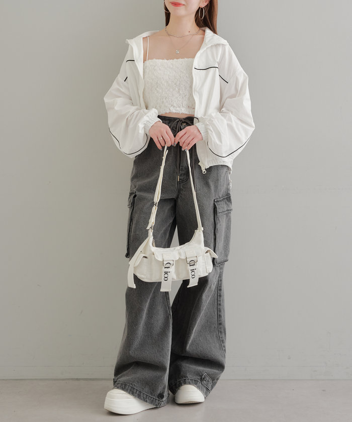 セール】double breasted wool shaggy duffle coat / 中綿入り