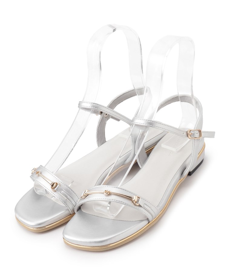 【BIMBA Y LOLA】ラフィアエフェクトディテールフラットサンダル Red plaited rope flat sandal