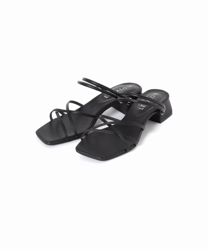 ルタロン 3.5cmスクエア2WAYサンダル　XSサイズ セール】3.5cmスクエア2WAYサンダル(505999200) | ル タロン(LE