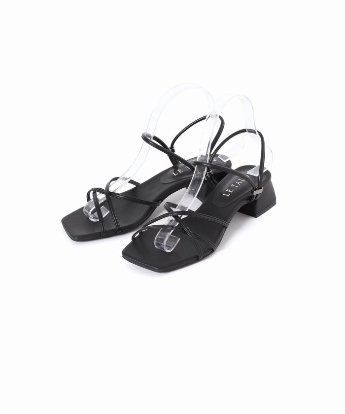ルタロン 3.5cmスクエア2WAYサンダル　XSサイズ セール】3.5cmスクエア2WAYサンダル(505999200) | ル タロン(LE