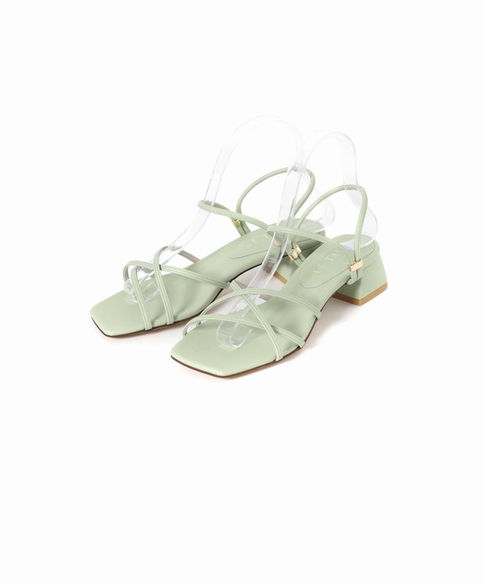 セール】3.5cmスクエア2WAYサンダル(505999200) | ル タロン(LE