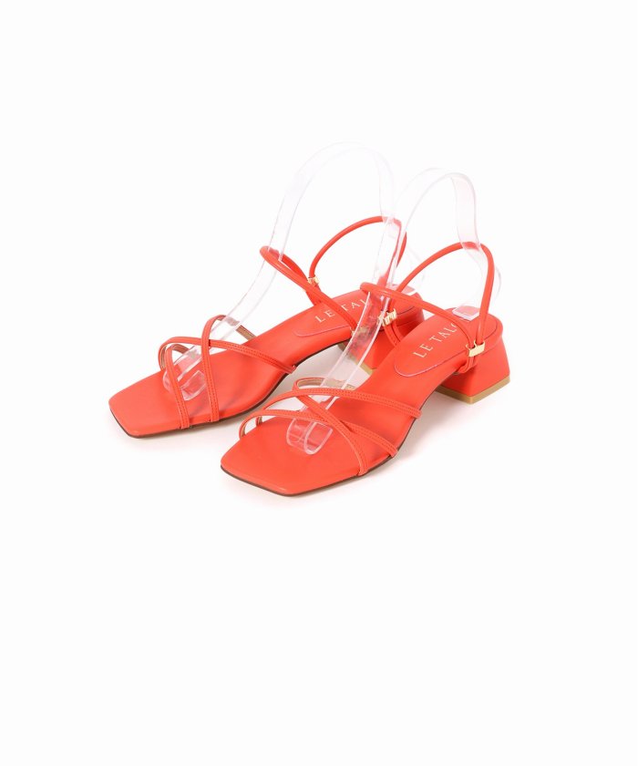 セール】3.5cmスクエア2WAYサンダル(505999200) | ル タロン(LE