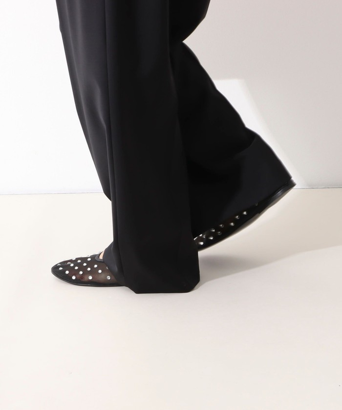【希少】 TONY BIANCO MILO クリスタル フラットシューズ Tony Bianco Milo Flat in Skin | REVOLVE