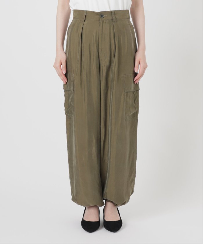 【新品同様】24SS SLOBE IENA キュプラ カーゴパンツ 38 キュプラ カーゴパンツ(506241756) | スローブ イエナ(SLOBE