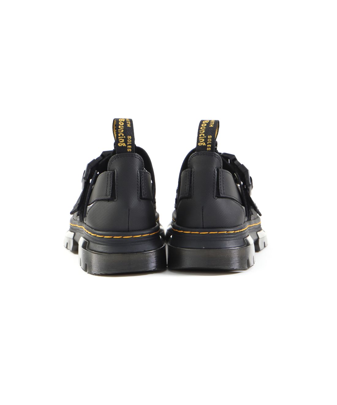 Dr.Martens◇サンダル/UK8/BLK/キャンバス/PEARSON （PEARSON