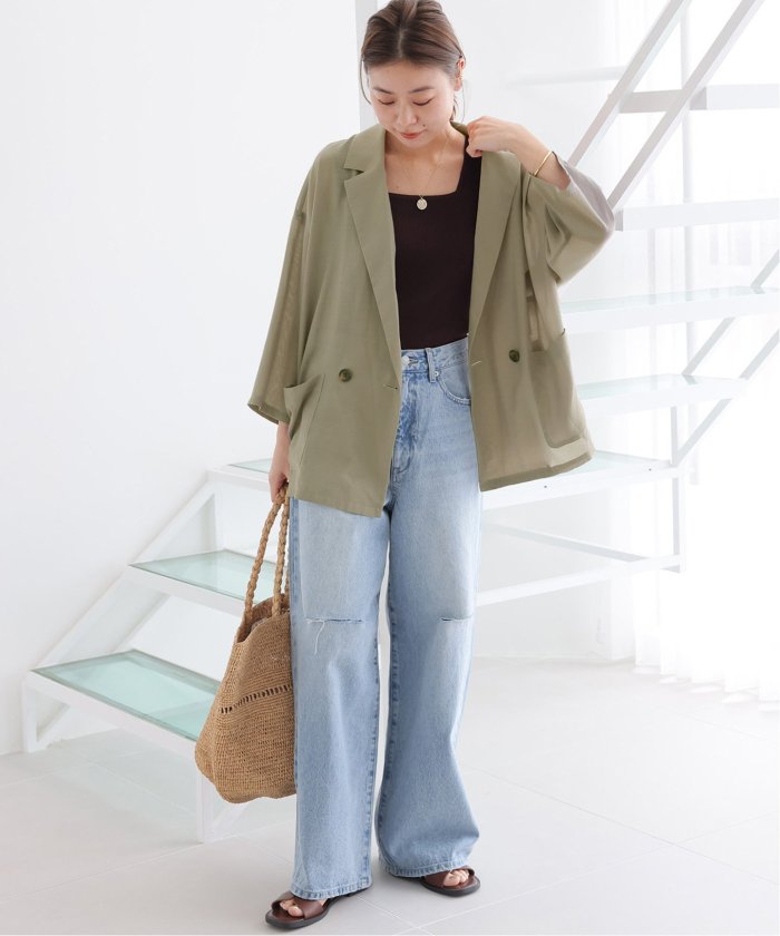 JOURNAL STANDARD relume シアーテーラードジャケット JOURNAL STANDARD relume｜《追加》シアーテーラードジャケット