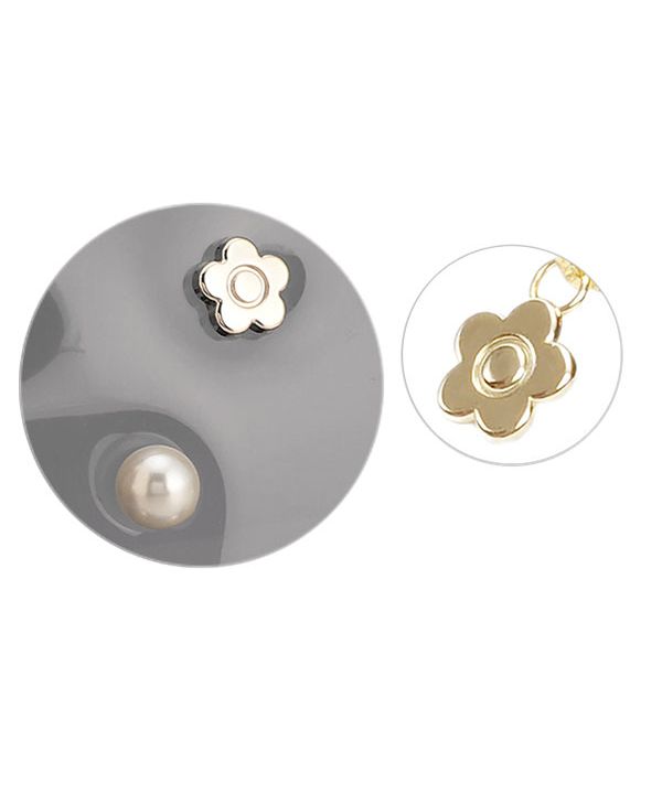 マリークワント MARY QUANT クリアセットパール レクタングル
