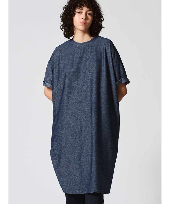 セール 20%OFF】mizuiro ind クルーネックロールアップスリーブ