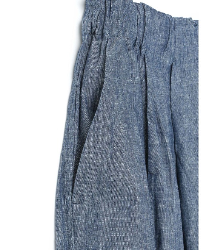 セール 20%OFF】mizuiro ind シャンブレーワイドカーゴパンツ