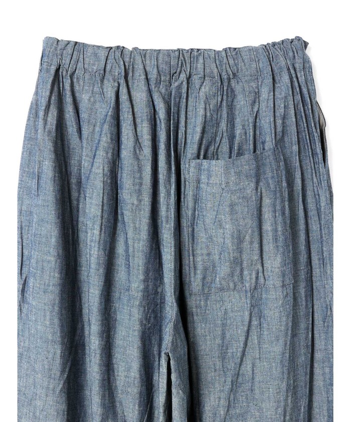 おすすめ セール シャンブレーワイドカーゴパンツ ind 20%OFF】mizuiro パンツ