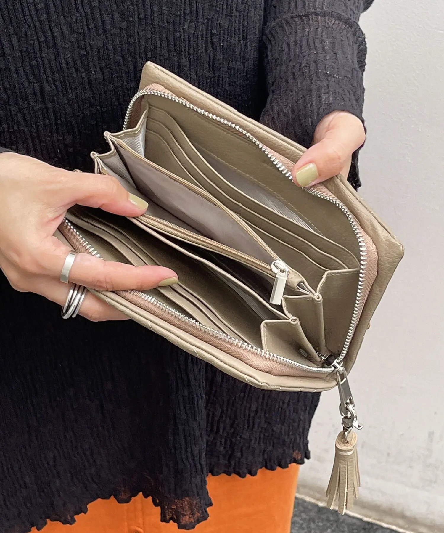 DOUBLES◇ラウンドジップ/長財布/レザー/BRW 長財布(小銭入れあり) DOUBLES◇ラウンドジップ/長財布/レザー/BRW 長財布(小銭入れあり)