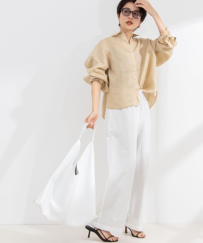 NOLLEY'S（ノーリーズ）の「MY STANDARD リネン2WAY shortシャツ