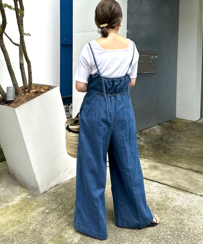 クーポン】【セール 40%OFF】【RM denim】デニムオールインワン