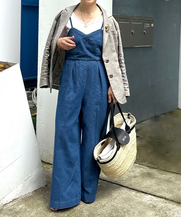 クーポン】【セール 40%OFF】【RM denim】デニムオールインワン