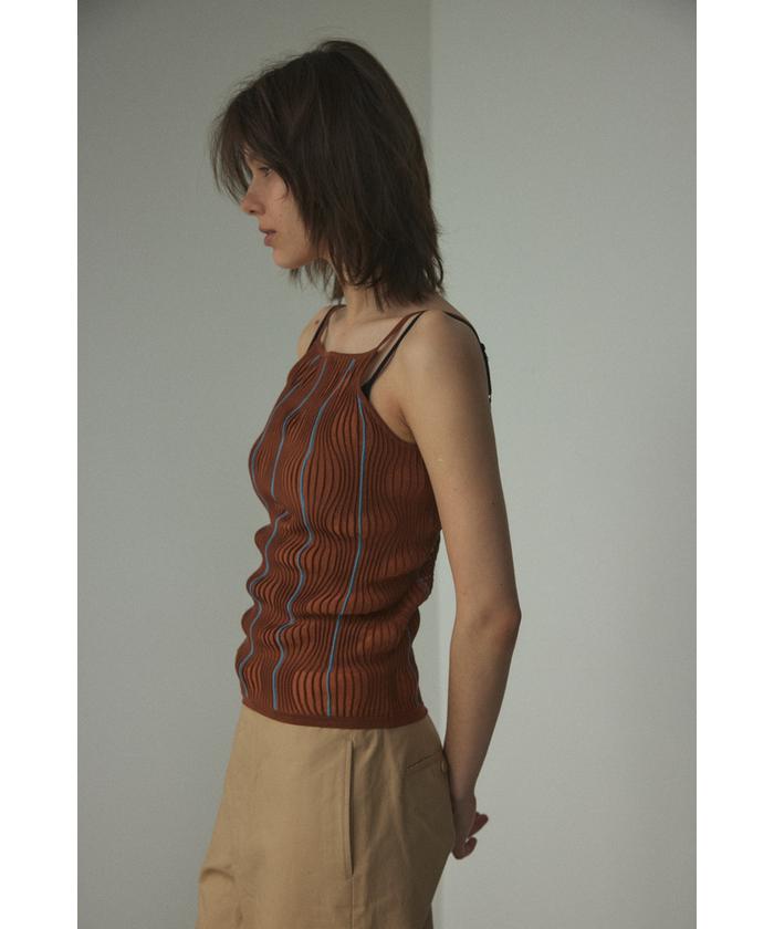 random stripe camisole(506269475) | ブラックバイマウジー