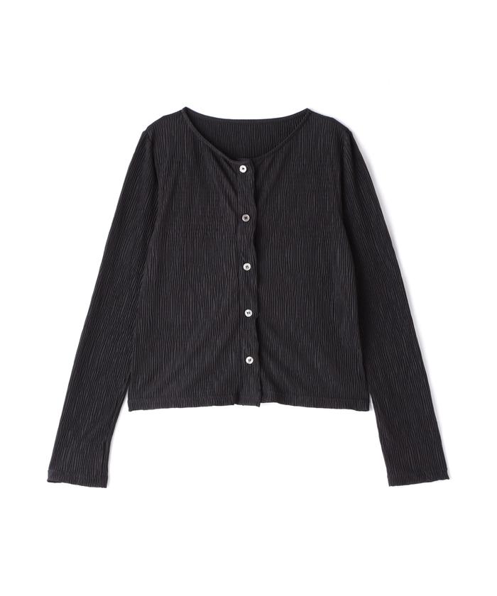 送料無料 日本 セール】メローエッジプリーツカーディガン(506269710) | エヌ 服＆ファッション小物