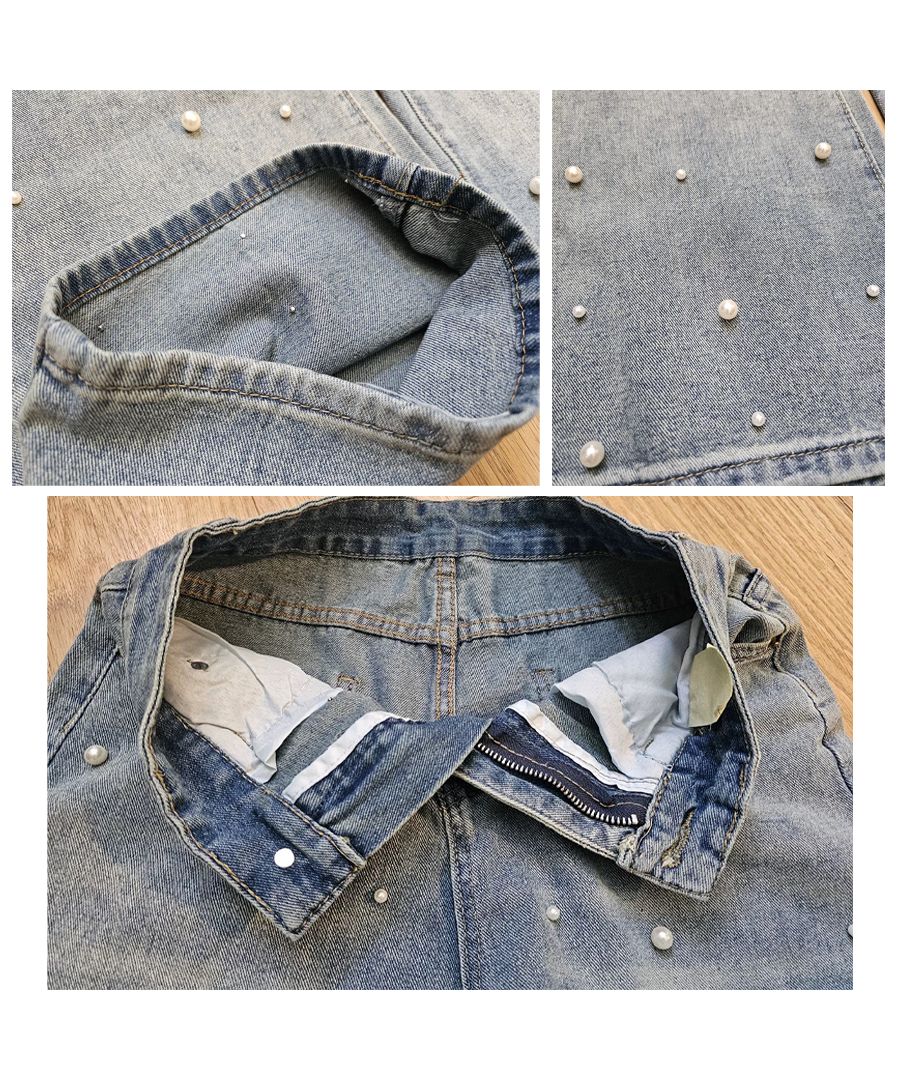 セール 31%OFF】ベストストア Beststore パール付デニムパンツ