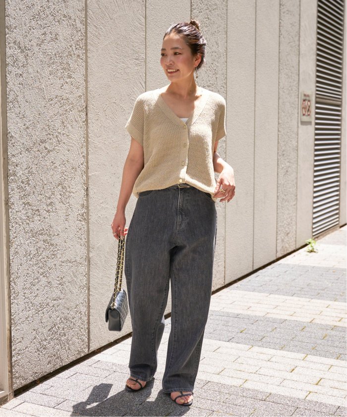 7万7000円程 Totême リネンコットンベスト エクリュ 7万7000円程 Totême リネンコットンベスト エクリュ トップス