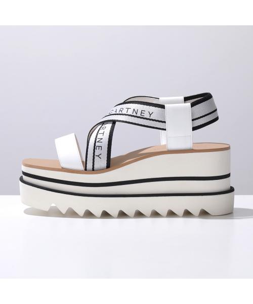 ステラマッカートニー Tストラップデザイン ミュール ヒールサンダル ホワイト セール】ステラ マッカートニー STELLA McCARTNEY STELLA