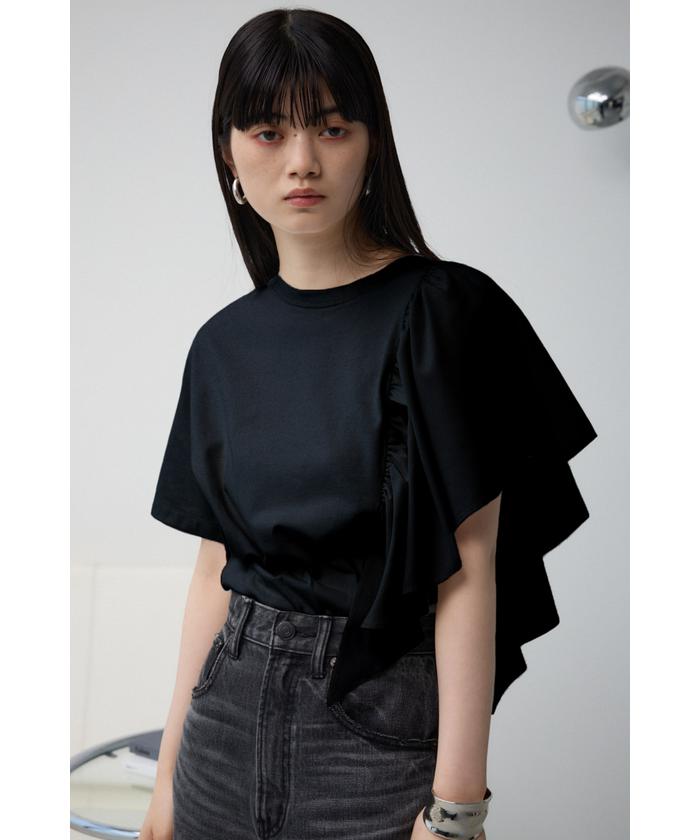 新品PWCIRCULUS MサイズアシンメトリージップアップDIMPLEフーディ