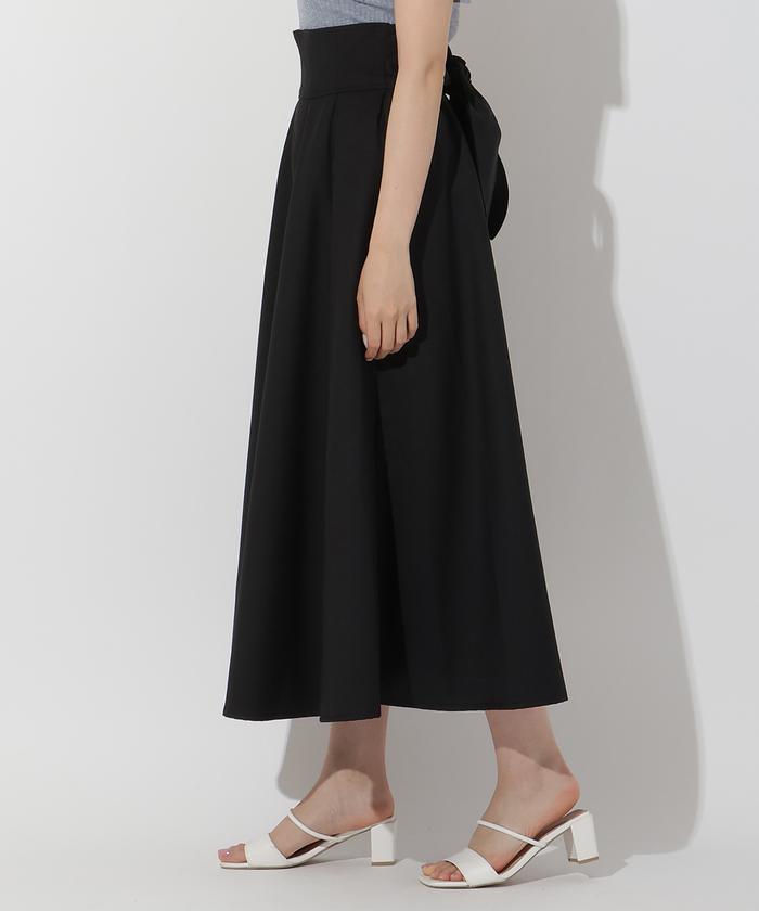 セール 50%OFF】バックリボンフレアスカート(506277345) | AND