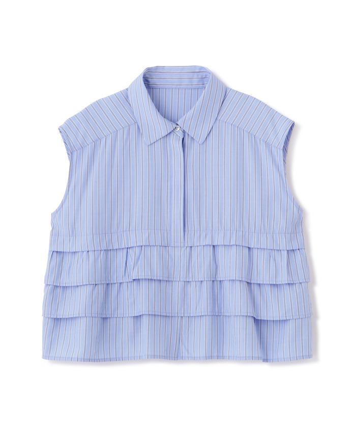 楽天市場】【SALE／10%OFF】レイヤードヘムクロップドシャツ N