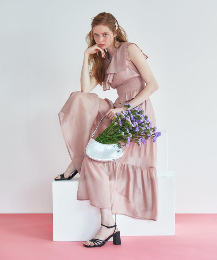【Loungedress】楊柳ティアードスカート LOUNGEDRESS（ラウンジドレス）の「楊柳ティアードスカート