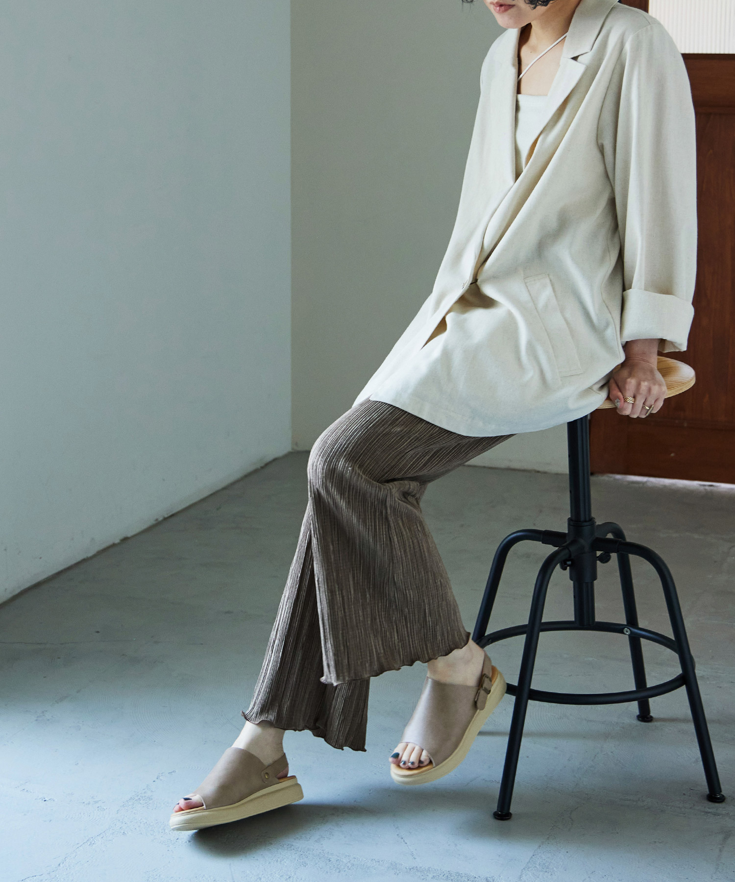 Fashion Letter ファッションレター 日本製 2way ローヒール