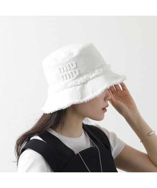 ミュウミュウ Miu Miu MIUMIU バケットハット 5HC196 2CL4 ミュウミュウ Miu Miu MIUMIU バケットハット 5HC196 2CL4