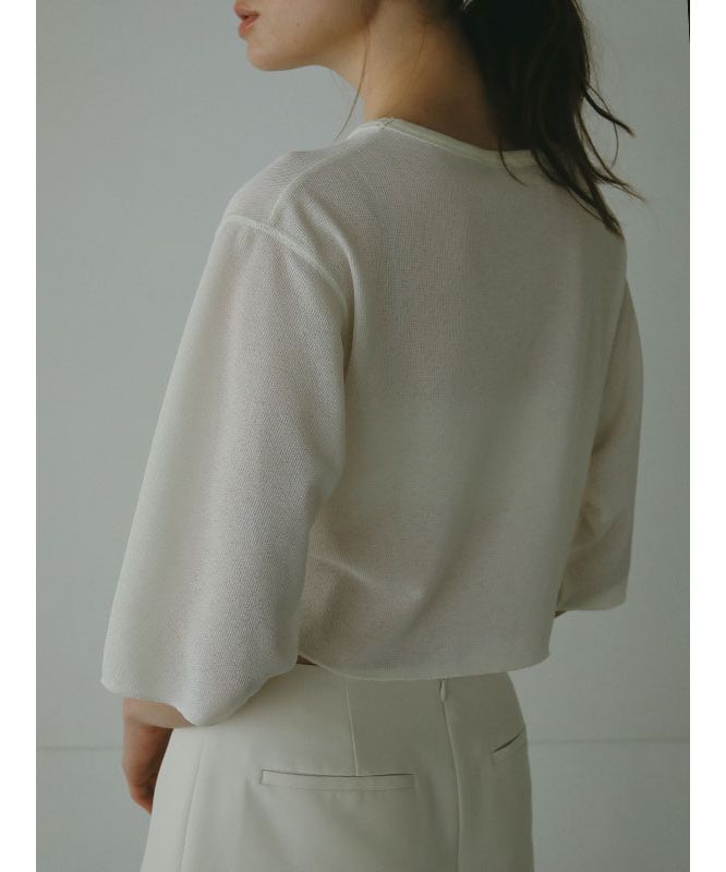 セール 20%OFF】クロップドコットンメッシュTee(506291767