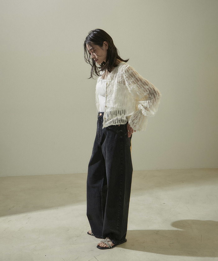 SALONadametrope'web限定2WAYシアーフリンジチュールブラウス 楽天市場】【WEB限定】2WAYシアーフリンジチュールブラウス