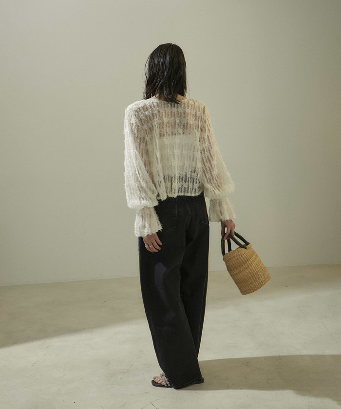 SALONadametrope'web限定2WAYシアーフリンジチュールブラウス 楽天市場】【WEB限定】2WAYシアーフリンジチュールブラウス