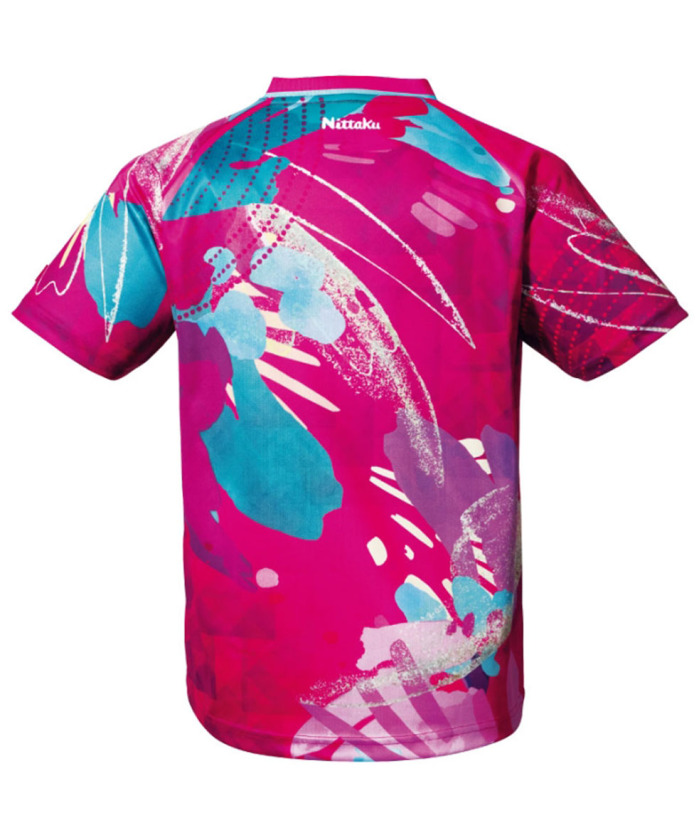 【新品】Nittaku（ニッタク） 卓球アパレル TOROPIC SHIRT（トロピックシャツ） 男女兼用 ピンク 3S Nittaku（ニッタク） 卓球アパレル TOROPIC SHIRT（トロピック