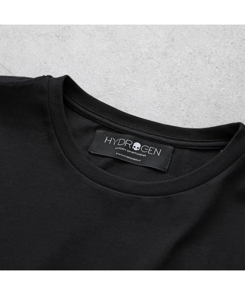 HYDROGEN ハイドロゲン 半袖 Tシャツ EMBROIDERED SKULL T-SHIRT