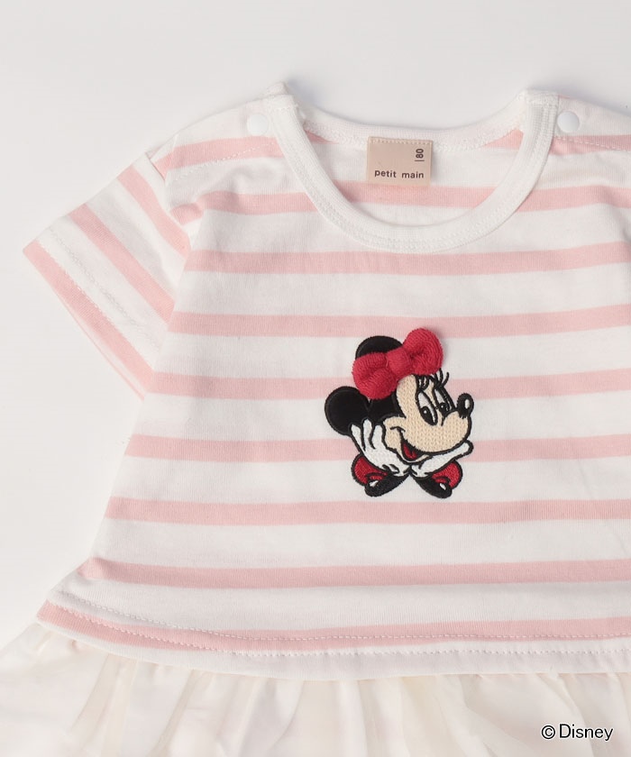 プティマイン　ディズニー　ロンパース　ヘアバンド　ぱっちん　ディズニーランド 楽天市場】プティマイン(petit main)【Disney】ヘアバンドつき