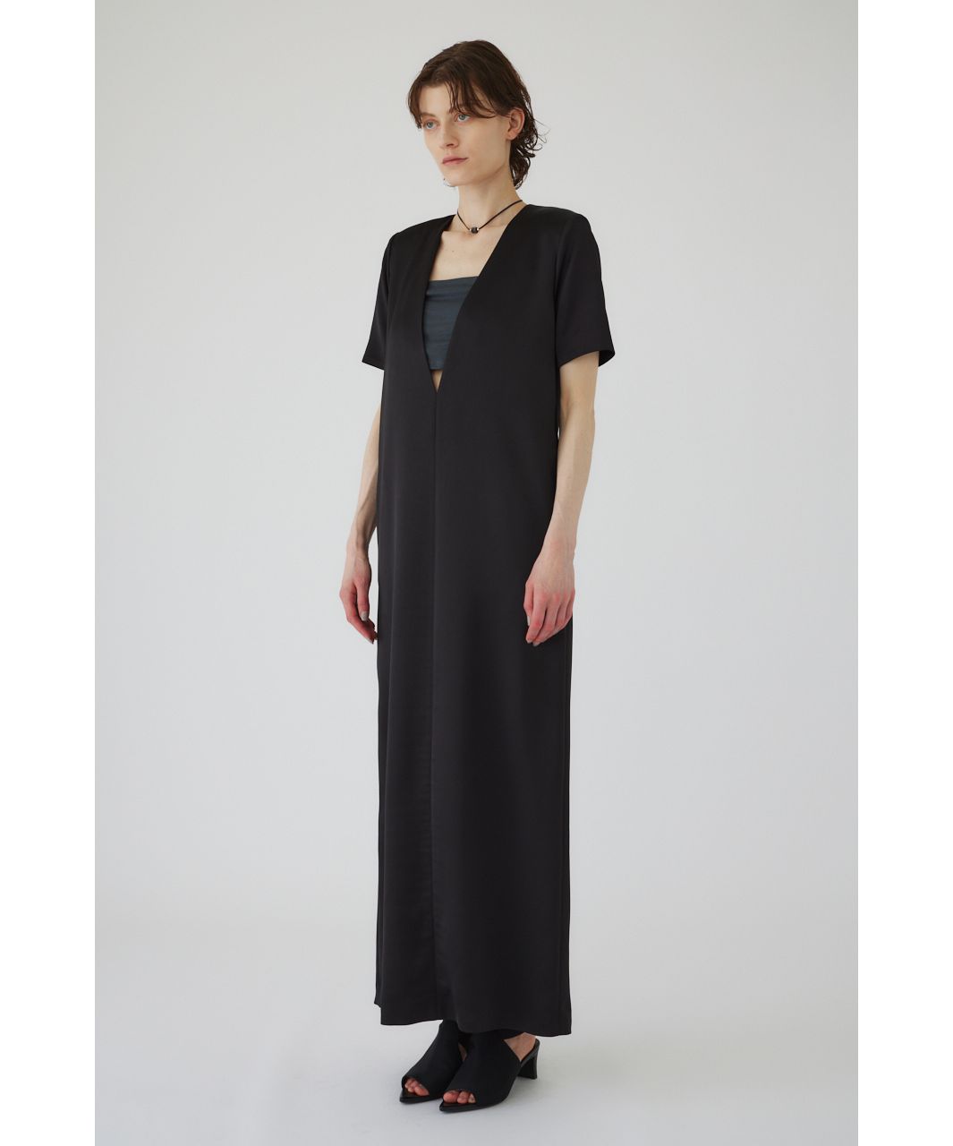 RIM.ARK（リムアーク）の「Long belted dress（ワンピース